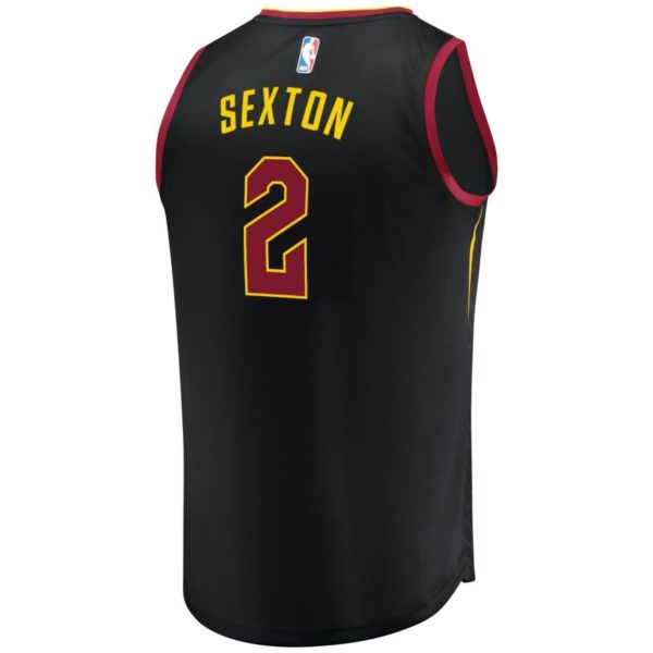 Collin Sexton Cleveland Cavaliers Fanatics Branded Fast Break Alternate Jersey - Black