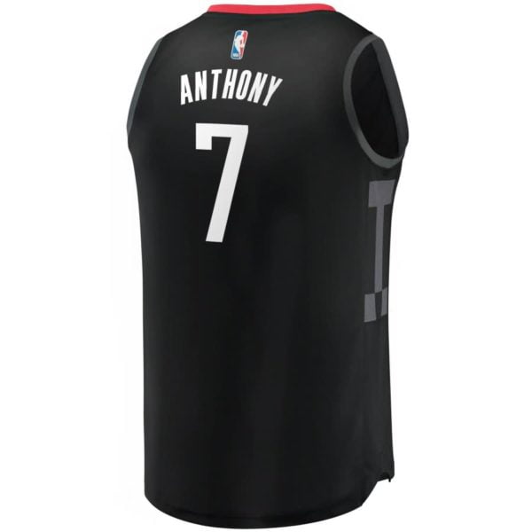 Carmelo Anthony Houston Rockets Fanatics Branded Fast Break Alternate Jersey - Black