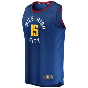 Nikola Jokic Denver Nuggets Fanatics Branded Fast Break Jersey - Statement Edition - Blue