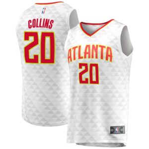 John Collins Atlanta Hawks Fanatics Branded Fast Break Replica Jersey - Association Edition - White