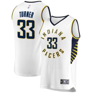 Myles Turner Indiana Pacers Fanatics Branded Fast Break Replica Jersey - Association Edition - White