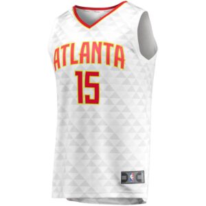 Vince Carter Atlanta Hawks Fanatics Branded Fast Break Replica Jersey - Association Edition - White