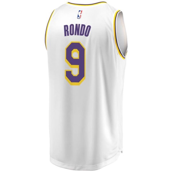Rajon Rondo Los Angeles Lakers Fanatics Branded Fast Break Jersey - Association Edition - White