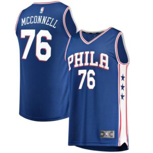 T.J. McConnell Philadelphia 76ers Fanatics Branded Youth Fast Break Replica Jersey Royal - Icon Edition