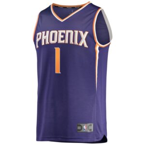 Devin Booker Phoenix Suns Fanatics Branded Youth Replica Player Jersey - Icon Edition - Purple