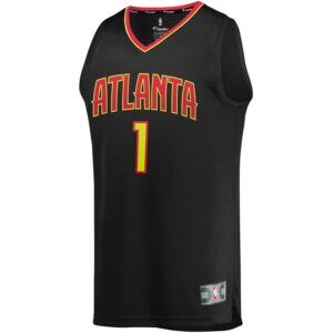 Justin Anderson Atlanta Hawks Fanatics Branded Youth Fast Break Replica Jersey Black - Icon Edition