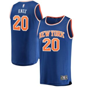 Kevin Knox New York Knicks Fanatics Branded Youth Fast Break Replica Jersey Blue - Icon Edition