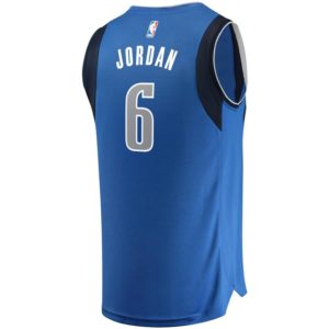 DeAndre Jordan Dallas Mavericks Fanatics Branded Youth Fast Break Replica Jersey Blue - Icon Edition