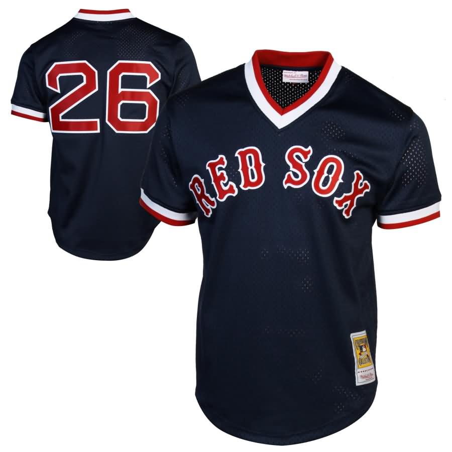 Mitchell & Ness Wade Boggs Boston Red Sox 1992 Authentic Cooperstown Collection Batting Practice Jersey - Navy Blue