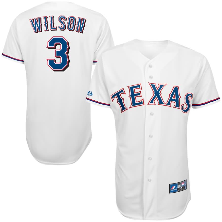 Majestic Russell Wilson Texas Rangers #3 Replica Jersey - White