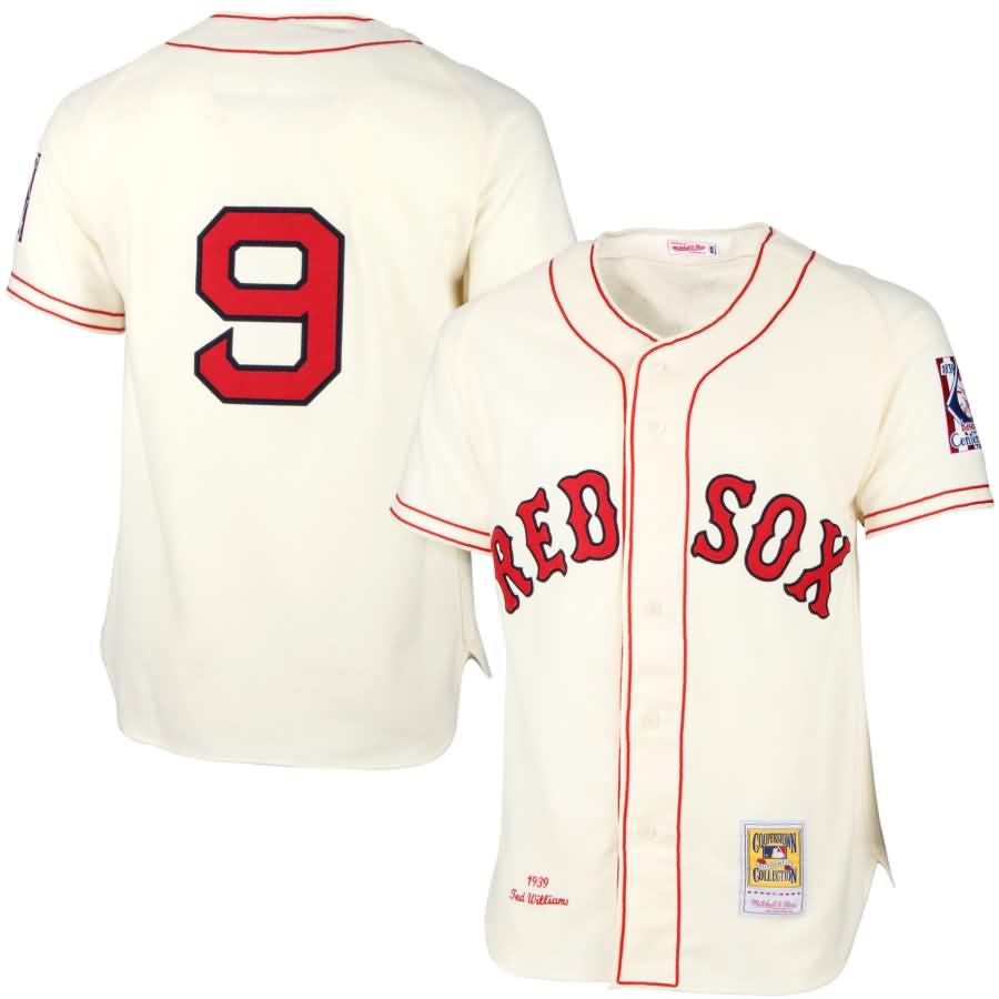 Ted Williams Boston Red Sox Mitchell & Ness MLB Authentic Jersey - Cream