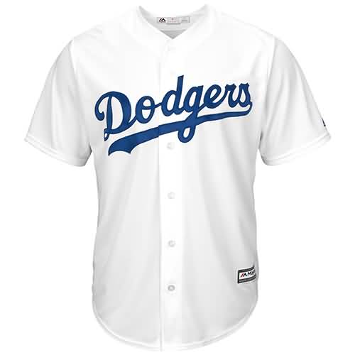 Los Angeles Dodgers Majestic Youth Official Cool Base Jersey - White