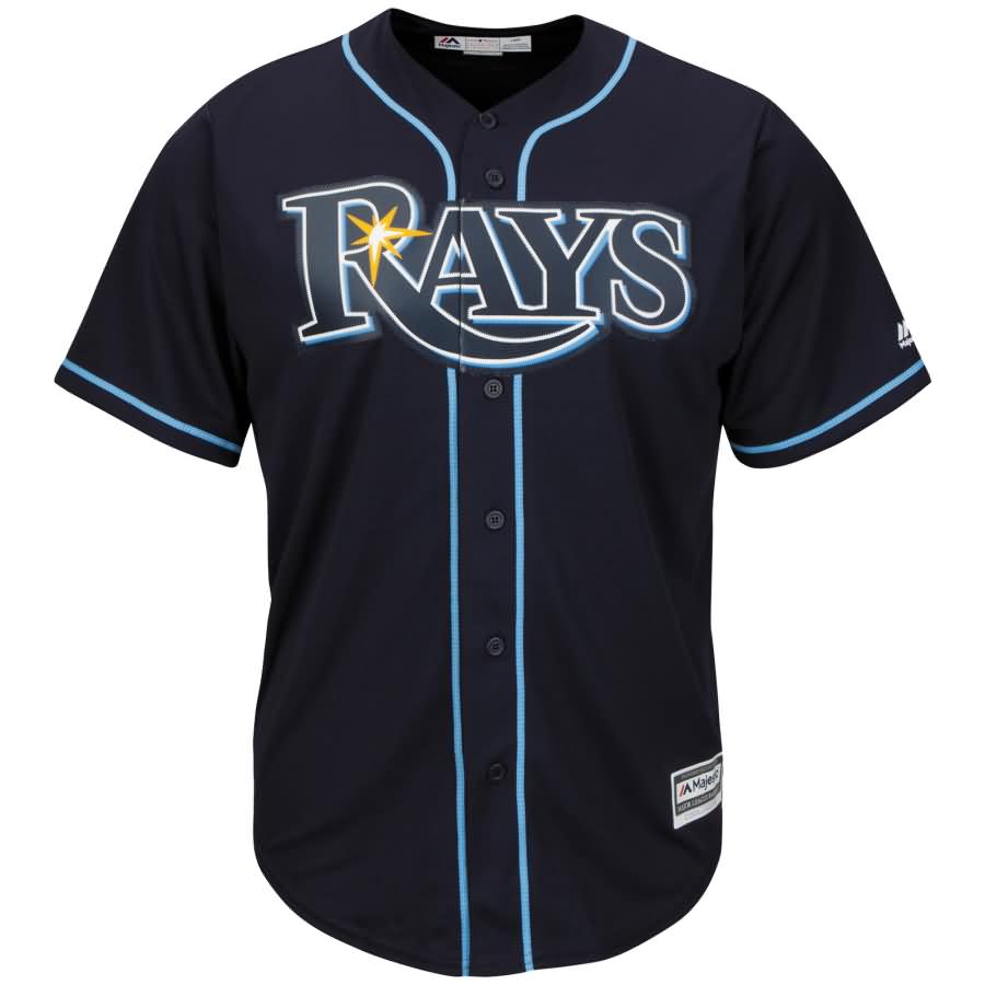Tampa Bay Rays Majestic Youth Official Cool Base Jersey - Navy