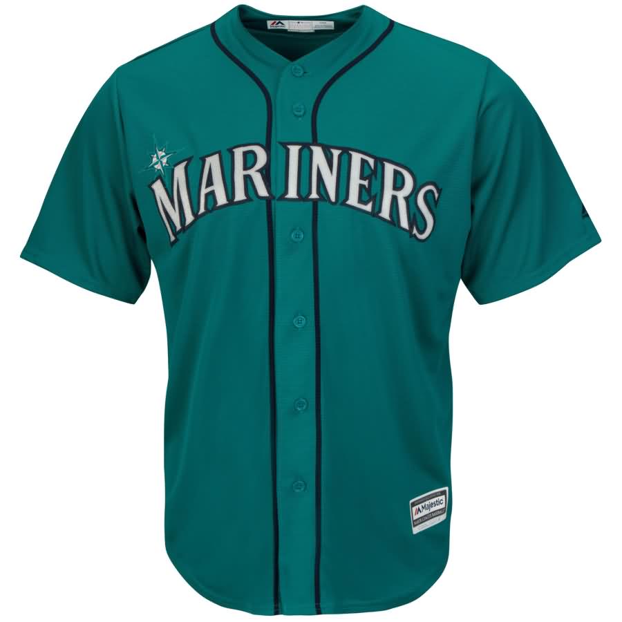 Seattle Mariners Majestic Youth Official Cool Base Jersey - Northwest Green