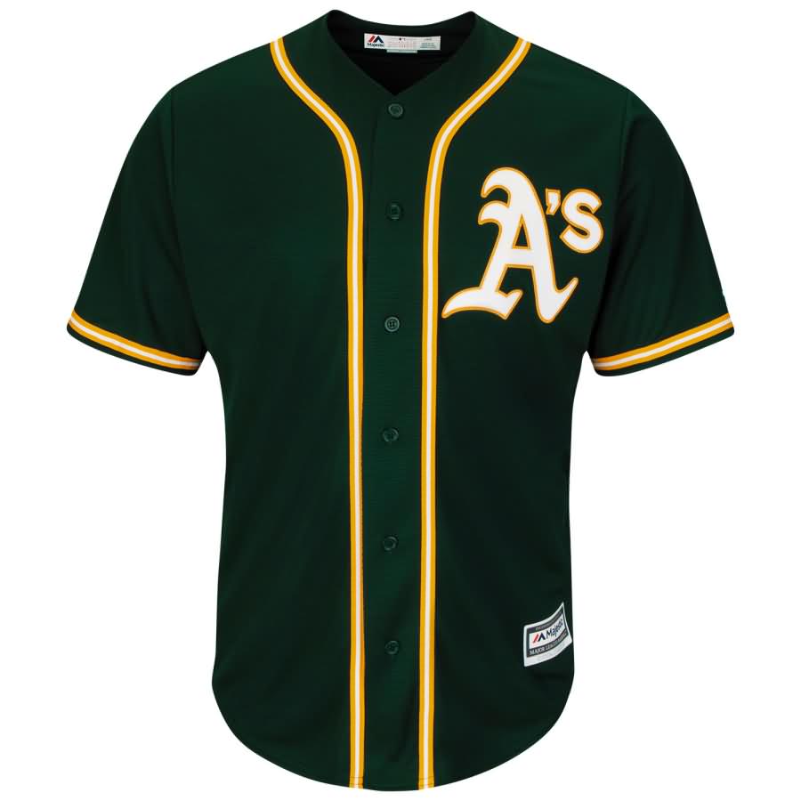 Oakland Athletics Majestic Youth Official Cool Base Jersey - Green