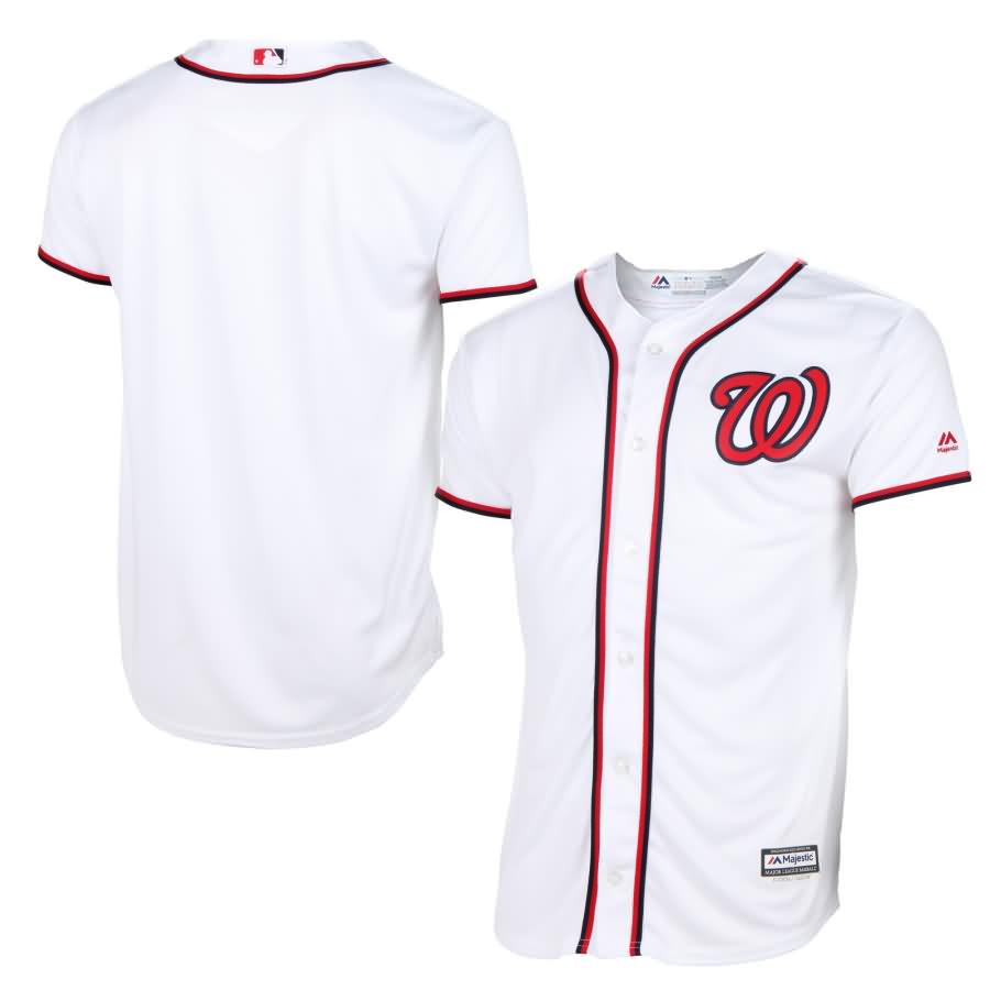 Washington Nationals Majestic Youth Official Cool Base Jersey - White