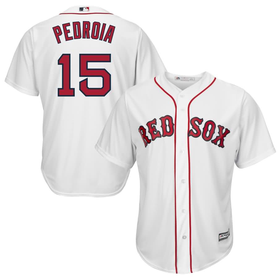 Dustin Pedroia Boston Red Sox Youth Official Cool Base Player Jersey - White