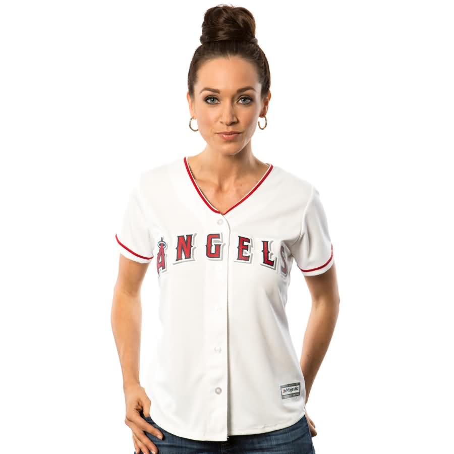 Los Angeles Angels Majestic Women's Cool Base Jersey - White