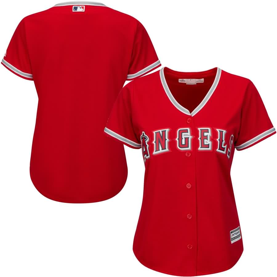 Los Angeles Angels Majestic Women's Cool Base Jersey - Scarlet