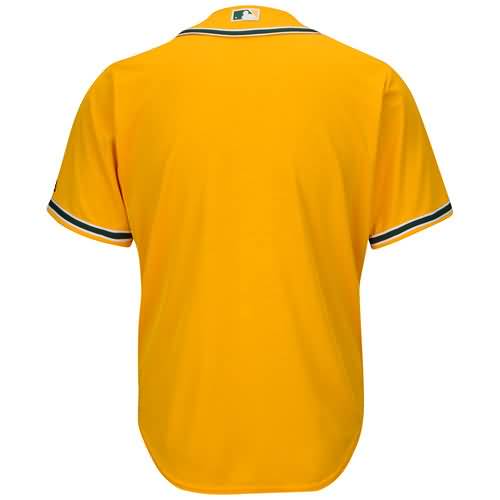 Oakland Athletics Majestic Official Cool Base Team Jersey - Gold