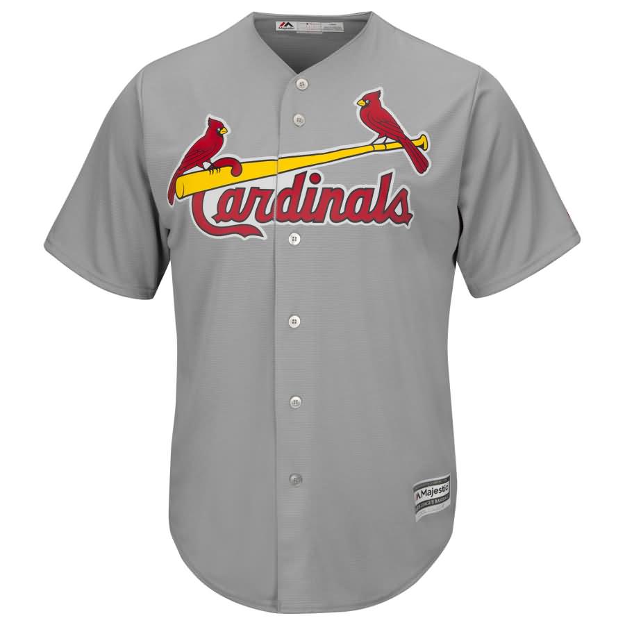 St. Louis Cardinals Majestic Official Cool Base Jersey - Gray