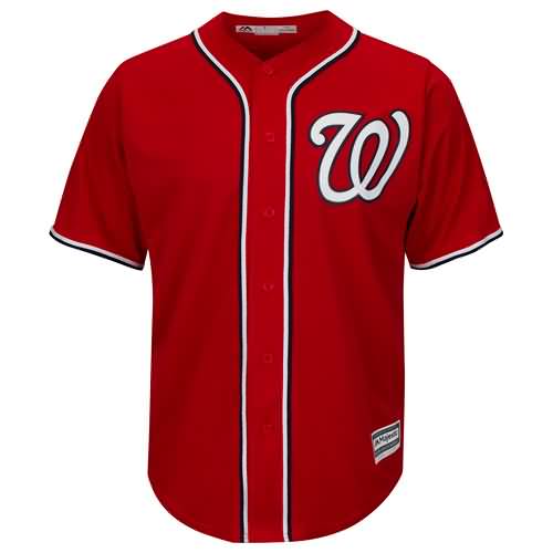 Washington Nationals Majestic Official Cool Base Jersey - Red