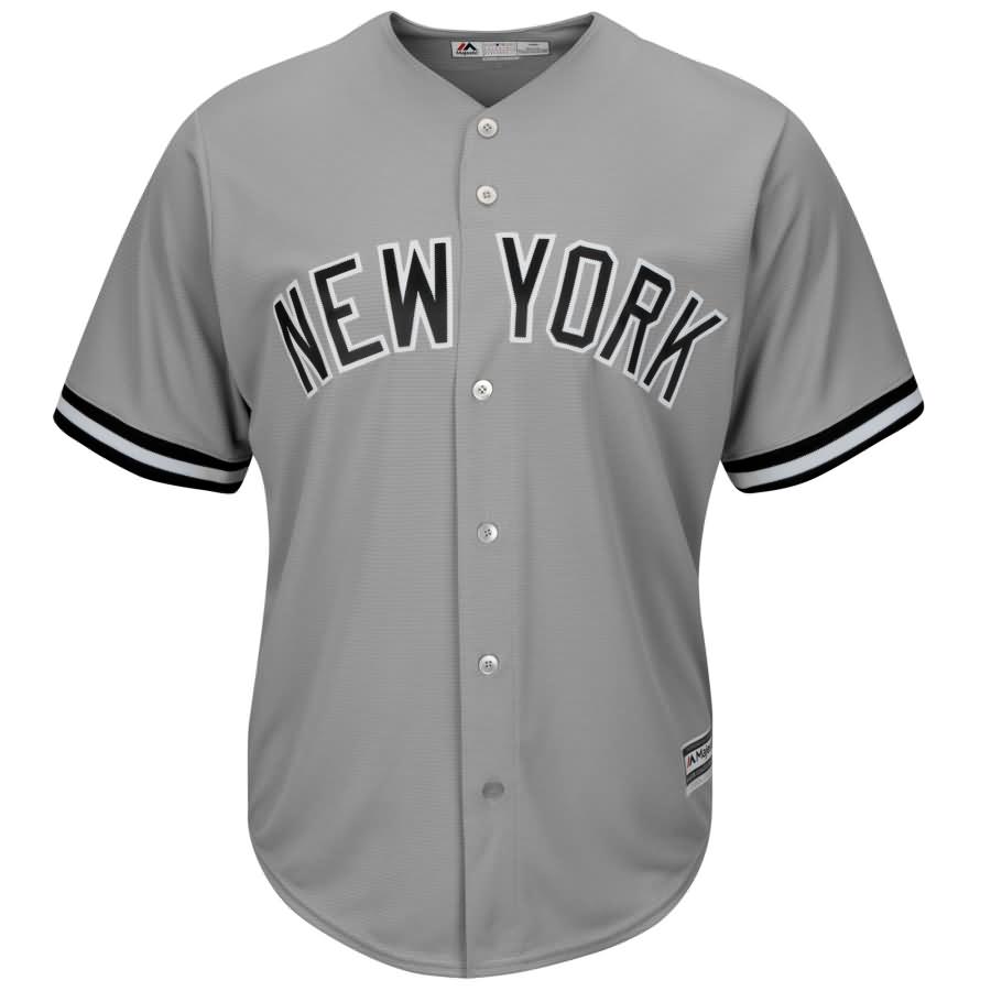 New York Yankees Majestic Official Cool Base Jersey - Gray