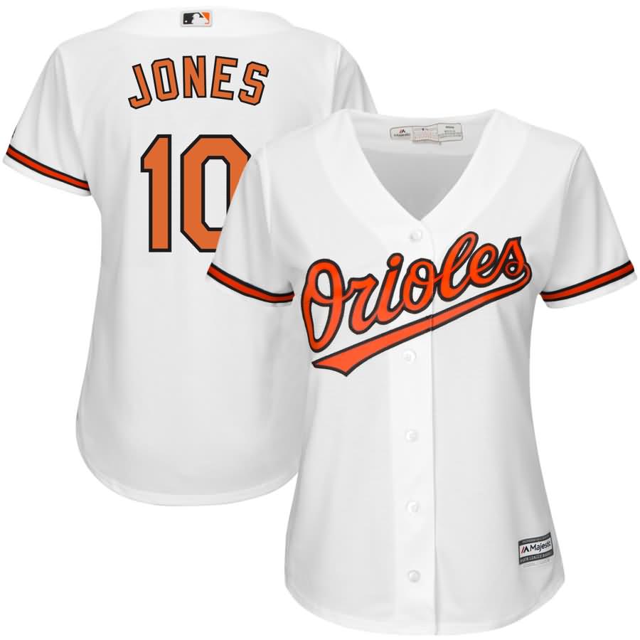 Adam Jones Baltimore Orioles Majestic Women's Cool Base Player Jersey - White
