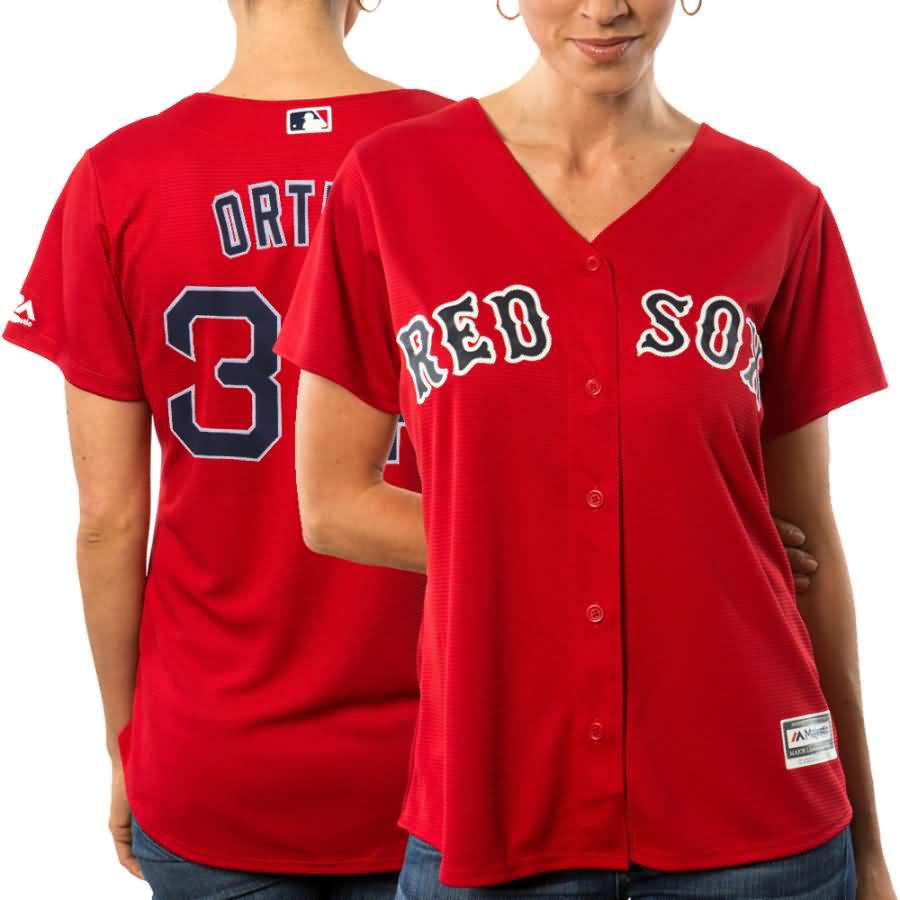 David Ortiz Boston Red Sox Majestic Women's Cool Base Player Jersey - Scarlet