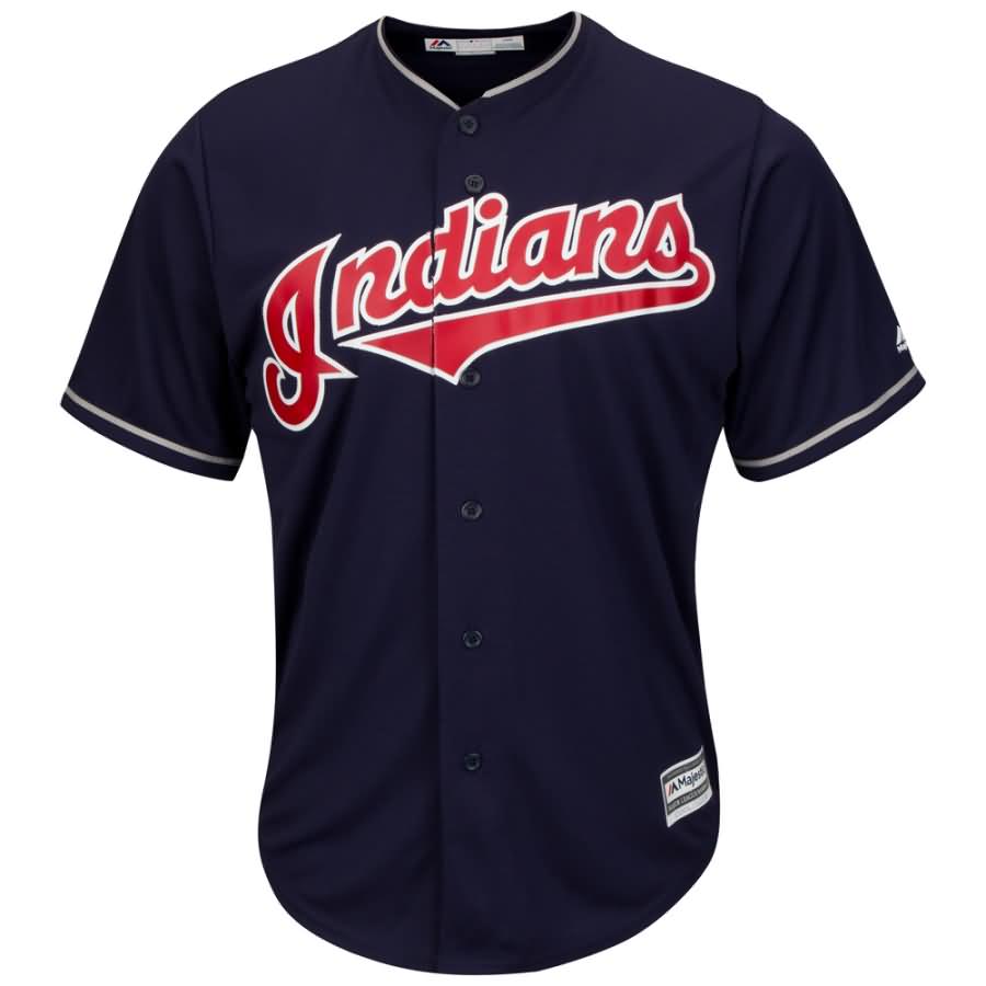 Cleveland Indians Majestic Official Cool Base Jersey - Navy