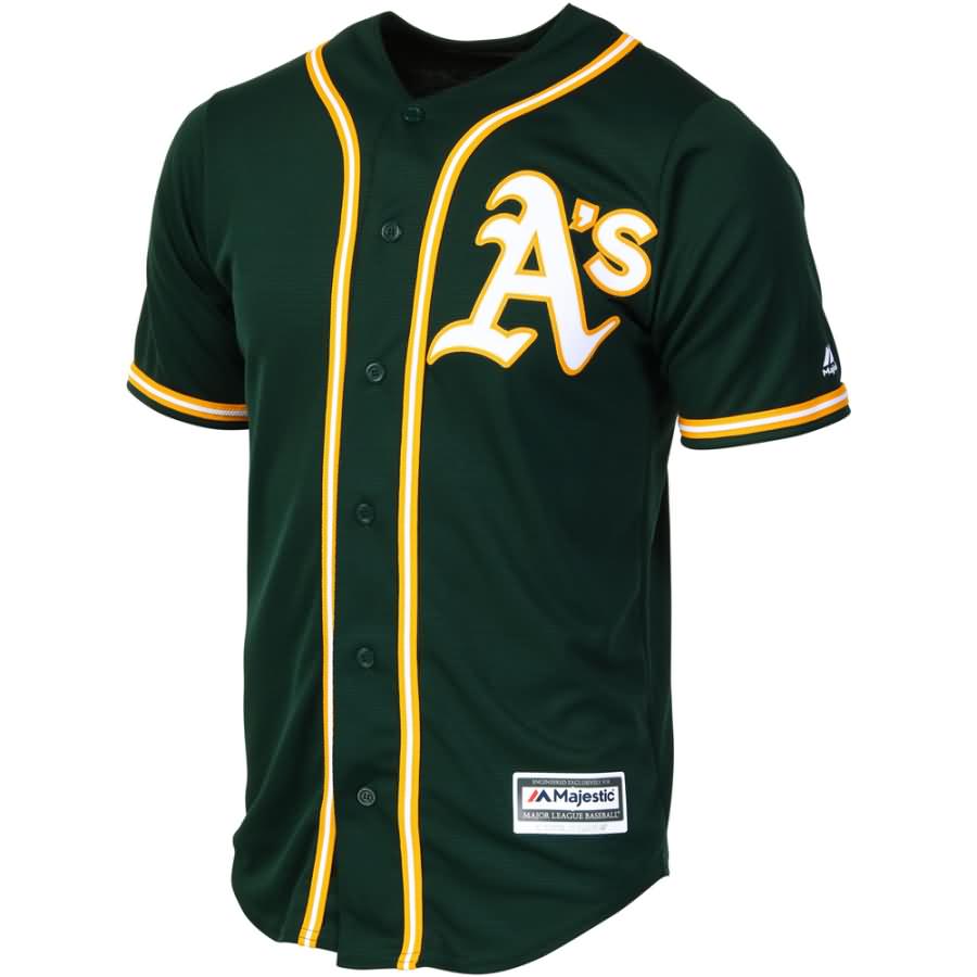 Oakland Athletics Majestic Official Cool Base Jersey - Athletic Green