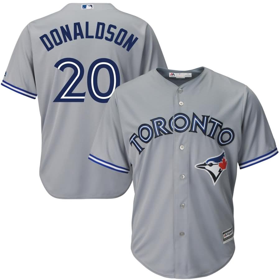 Josh Donaldson Toronto Blue Jays Majestic Cool Base Player Jersey - Gray