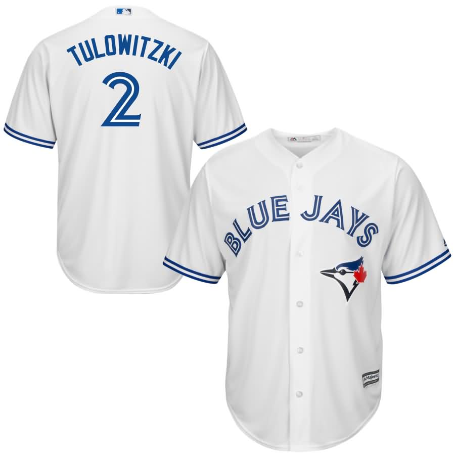 Troy Tulowitzki Toronto Blue Jays Majestic Official Cool Base Player Jersey - White