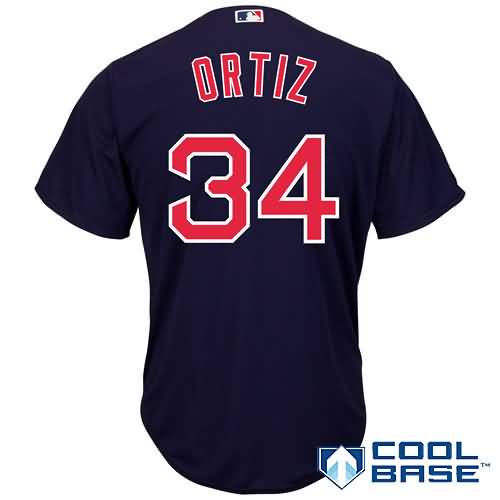 David Ortiz Boston Red Sox Majestic Cool Base Player Jersey - Navy