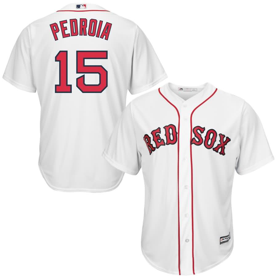 Dustin Pedroia Boston Red Sox Majestic Cool Base Player Jersey - White