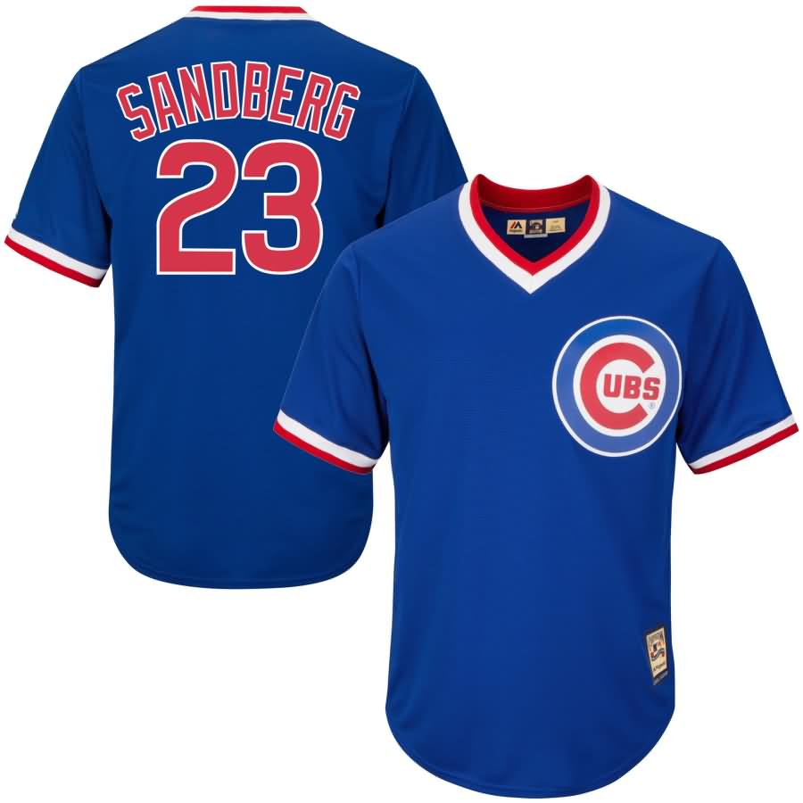 Ryne Sandberg Chicago Cubs Majestic Cool Base Cooperstown Collection Player Jersey - Royal Blue