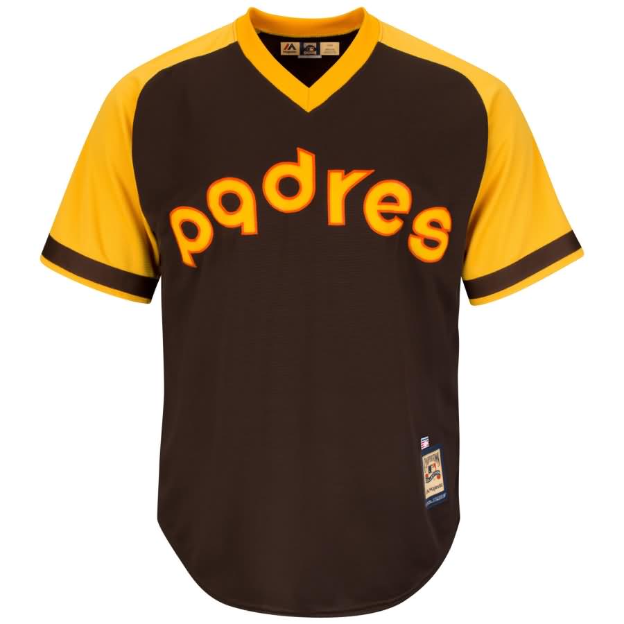 Tony Gwynn San Diego Padres Majestic Cool Base Cooperstown Collection Player Jersey - Brown