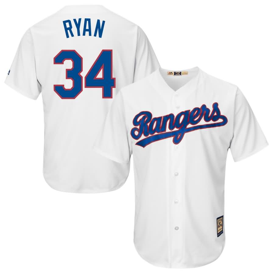 Nolan Ryan Texas Rangers Majestic Cool Base Cooperstown Collection Player Jersey - Royal Blue