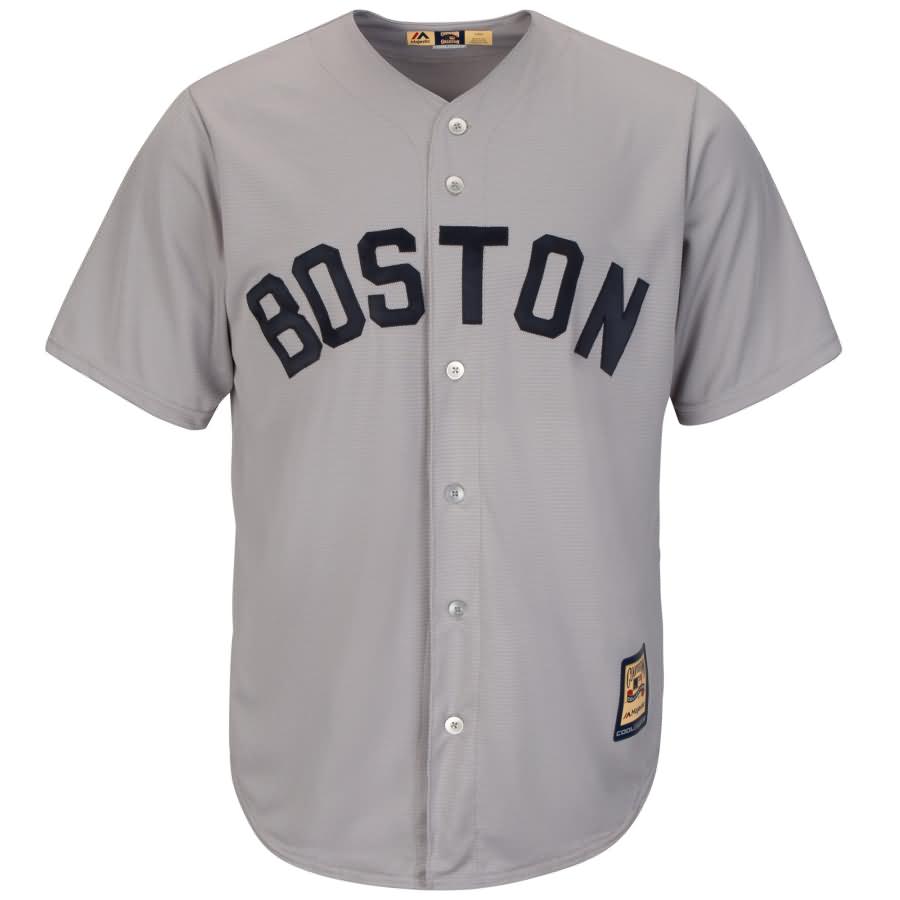 Carl Yastzremski Boston Red Sox Majestic Cool Base Cooperstown Collection Player Jersey - Gray