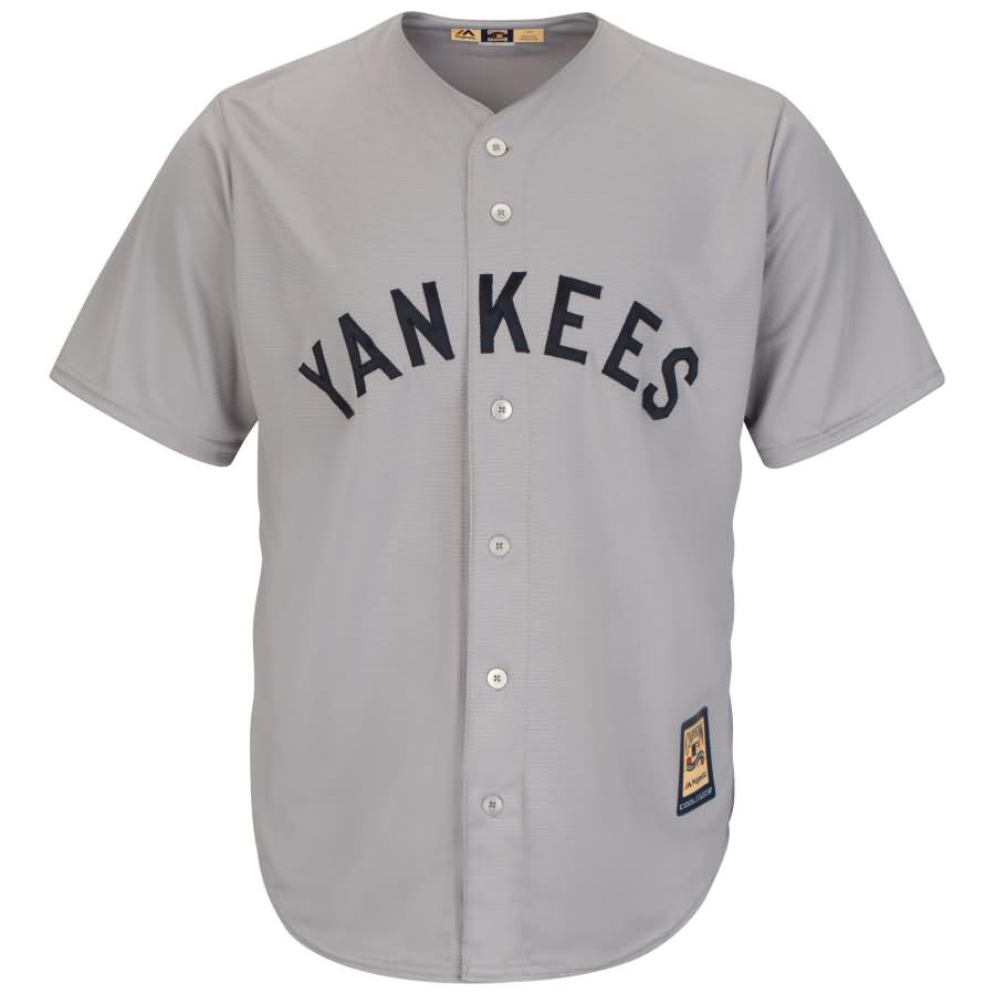 Lou Gehrig New York Yankees Majestic Cool Base Cooperstown Collection Player Jersey - Gray