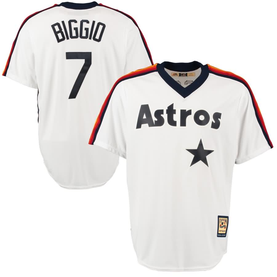 Craig Biggio Houston Astros Majestic Cool Base Cooperstown Collection Player Jersey - White