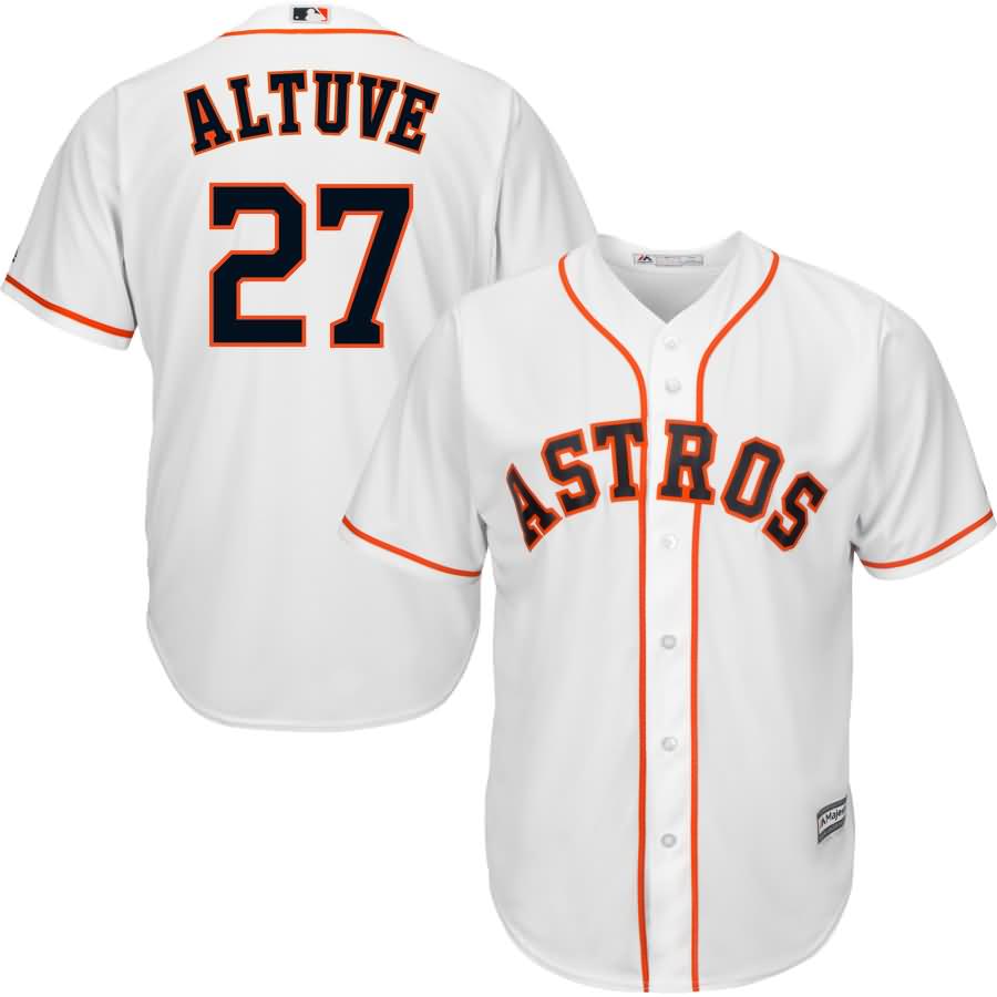 Jose Altuve Houston Astros Majestic Official Cool Base Player Jersey - White
