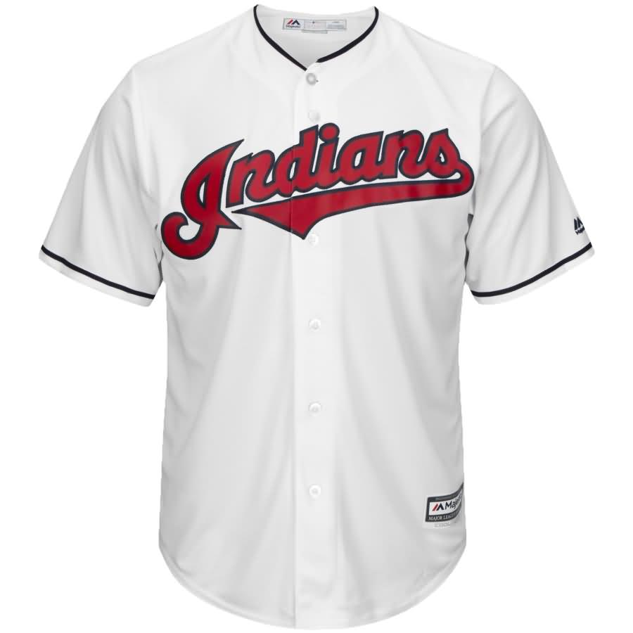 Trevor Bauer Cleveland Indians Majestic Official Cool Base Player Jersey - White
