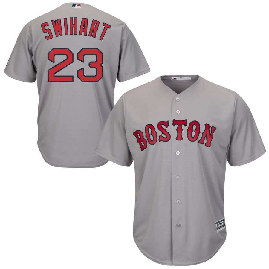 Blake Swihart Boston Red Sox Majestic Official Cool Base Player Jersey - Gray