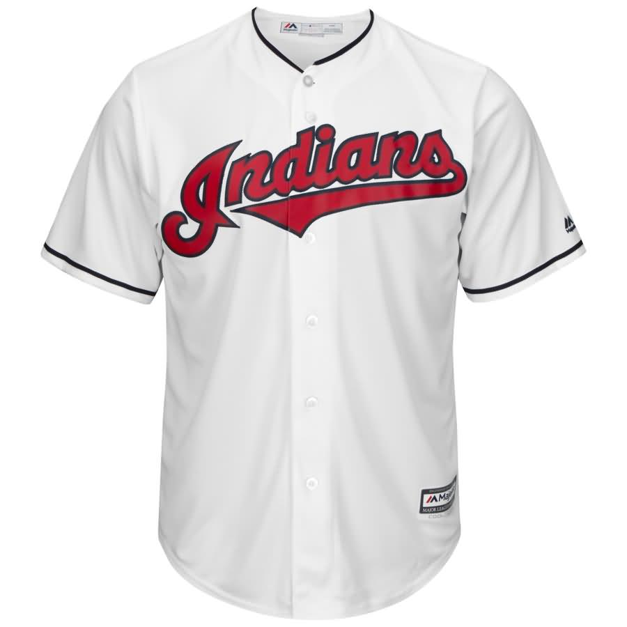 Cleveland Indians Majestic Official Cool Base Jersey - White