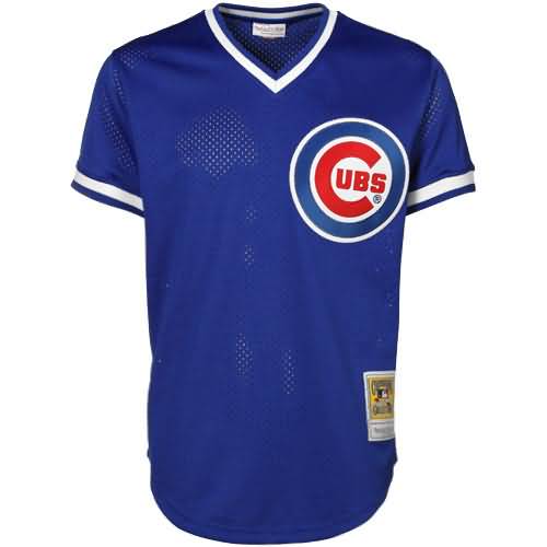Mitchell & Ness Ryne Sandberg Chicago Cubs Cooperstown Authentic Collection Throwback Replica Jersey - Royal Blue