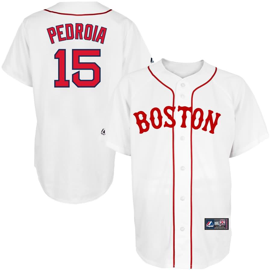 Dustin Pedroia Boston Red Sox Majestic Alternate Replica Player Jersey - White