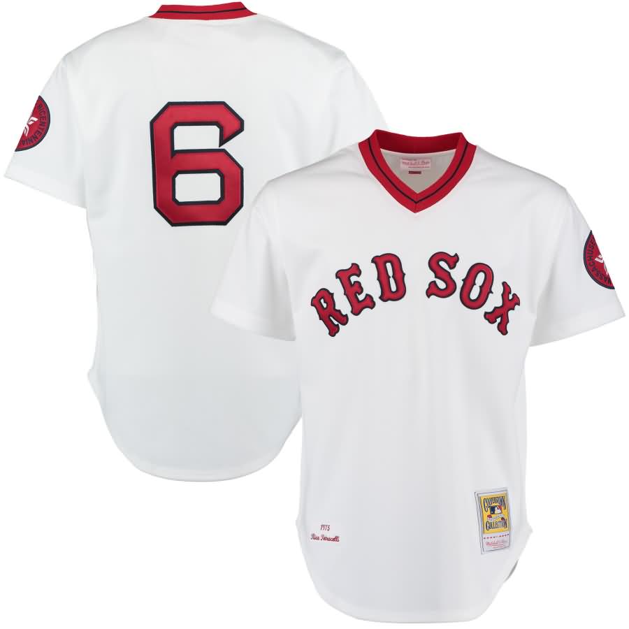 Rico Petrocelli 1975 Boston Red Sox Mitchell & Ness Authentic Throwback Jersey - White