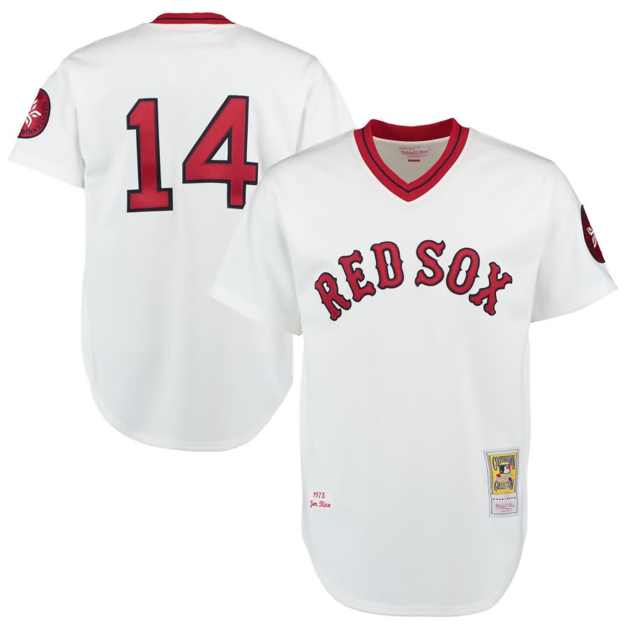 Jim Rice 1975 Boston Red Sox Mitchell & Ness Authentic Throwback Jersey - White