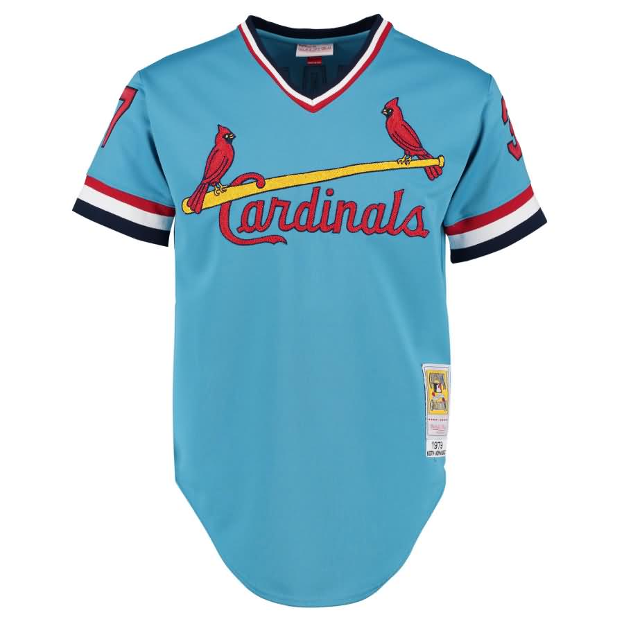 Keith Hernandez 1979 St. Louis Cardinals Mitchell & Ness Authentic Throwback Jersey - Light Blue